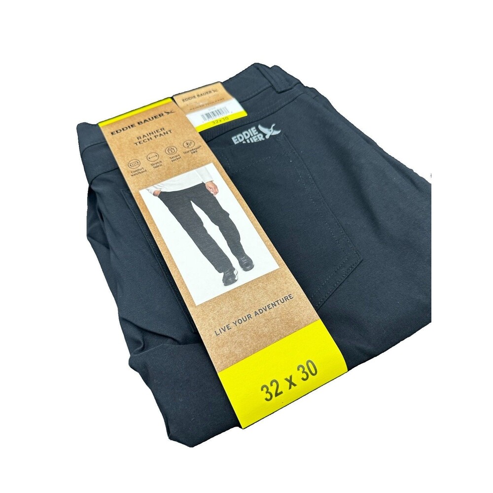 NEW Eddie Bauer Men’s Water-Repellent Two Way Stretch Tech Pants Sz 32X30
